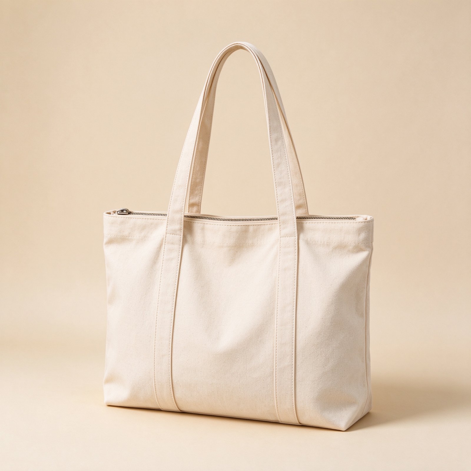 Canvas Zipper Tote — custom OEM ODM bag